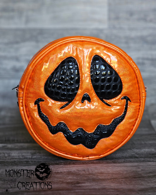 Orange Holographic/Gator Jack face